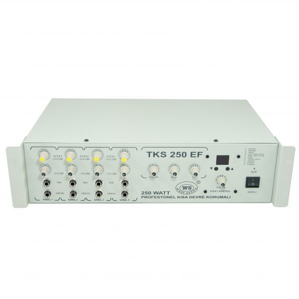WEST SOUND TKS 250 EF TR Hat Trafolu Efektli 250 Watt Mikser Amfi