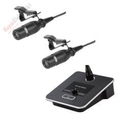 KL-D02C İKİLİ AYARLI YAKA MİKROFON