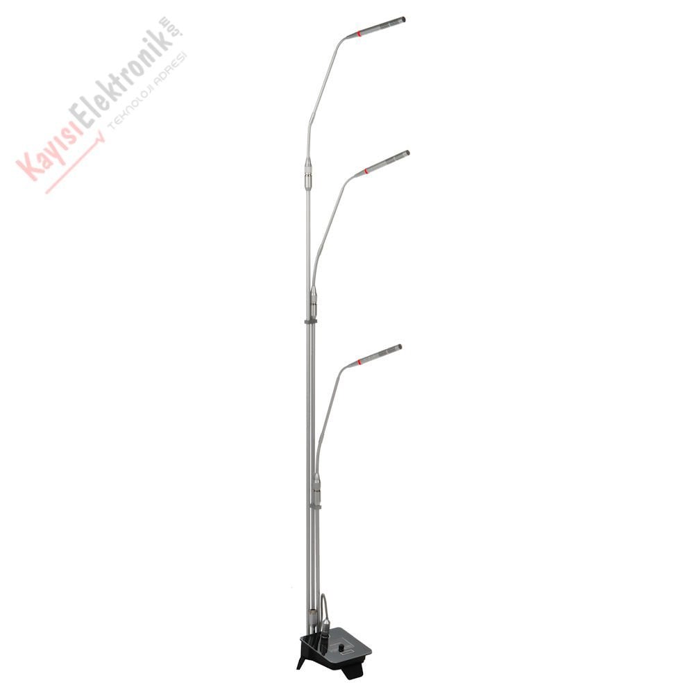 KGM-316 ÜÇLÜ SEHPALI MİKROFON