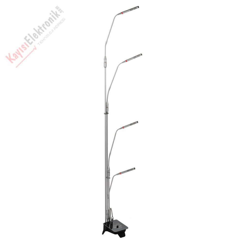 KGM-416 DÖRTLÜ SEHPALI MİKROFON