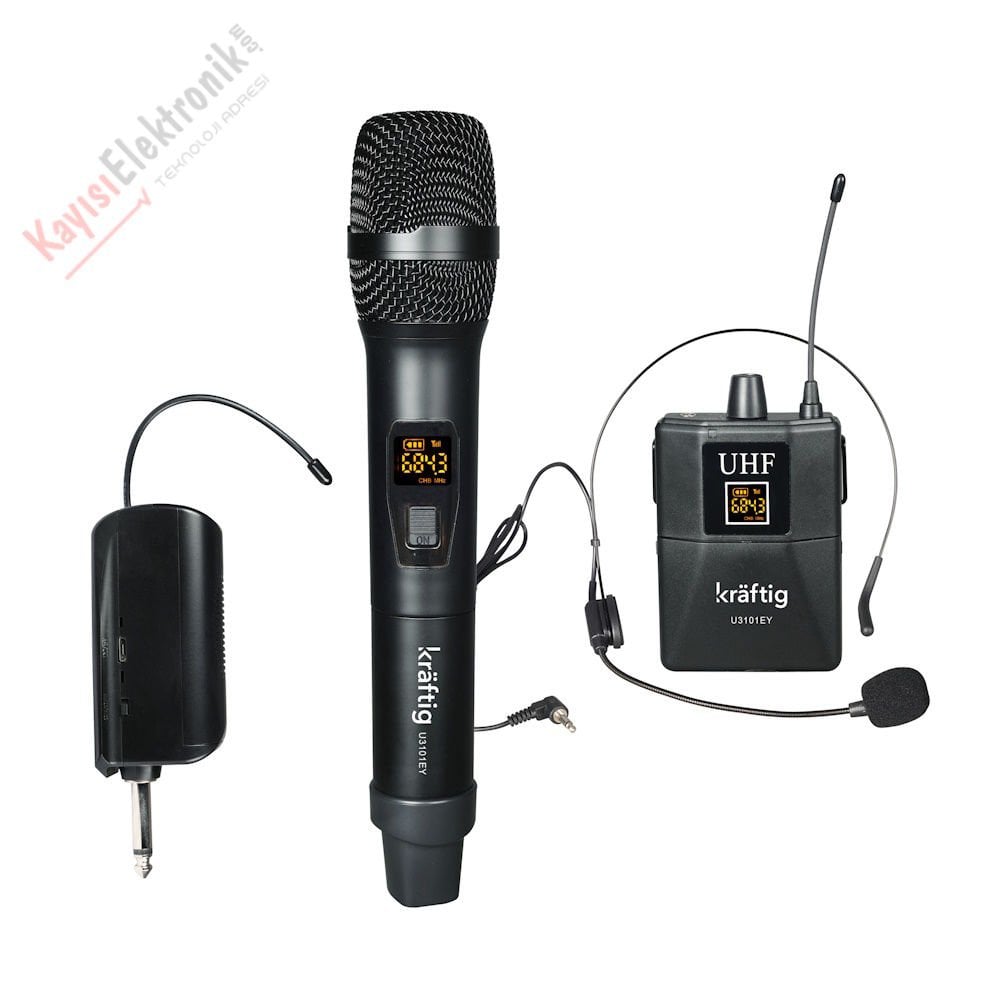 U3101EY UHF KABLOSUZ MİKROFON