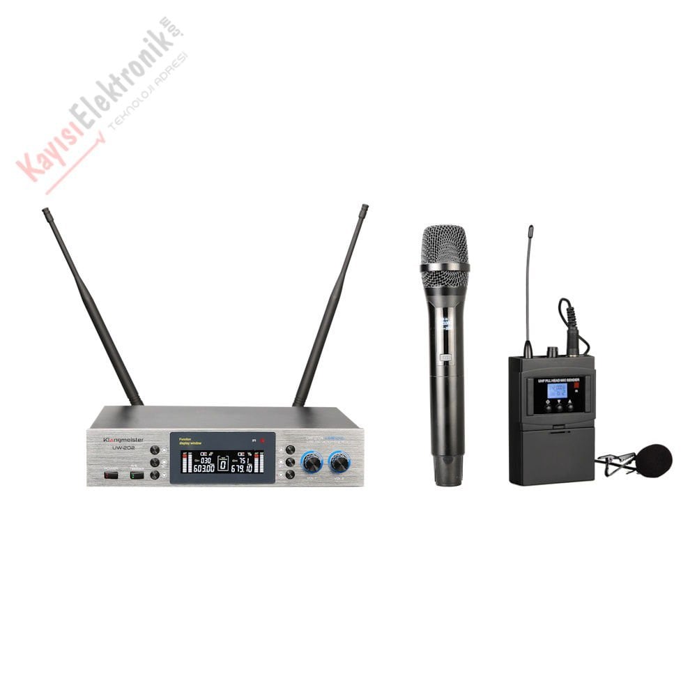 UW-202EY UHF KABLOSUZ MİKROFON