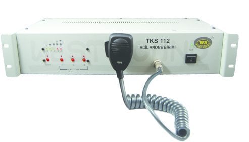 WEST SOUND TKS 112 ACL 3 Kayıtlı Acil Anons Ve  Mesaj Ünitesi
