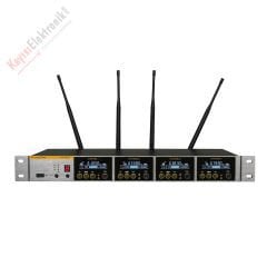 UW-304R UHF 4 KANAL KABLOSUZ ALICI