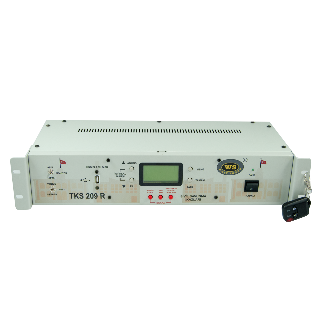 WEST SOUND TKS 209 R V2 Programlı (Akıllı) Okul Saati