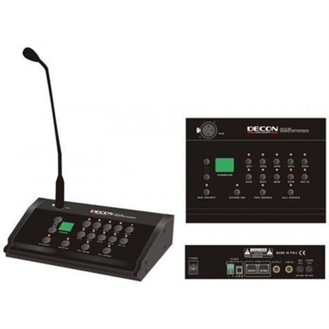 DECON DP-218A 10 Bölge Anons Konsolu