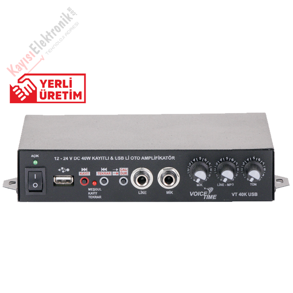 WEST SOUND TKS 16-40 40 Watt Kayıt Özellikli Amfi Seti