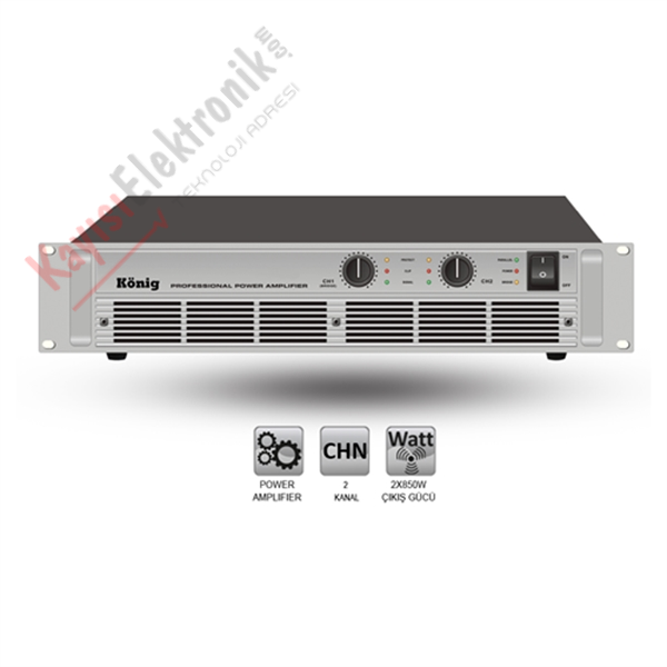 KÖNİG A-2000 1960 Watt Power Amfi