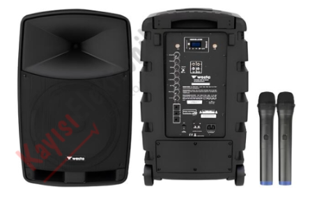 WESTA WAP-12505 12'İNÇ AKTİF TAŞINABİLİR KABİN HOPARLÖR