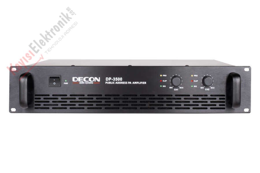DECON DP-3500 PUBLİC ADDRESS PA AMPLİFİER