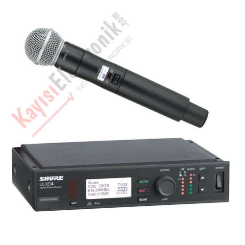 SHURE ULXD4 TELSİZ MİKROFON