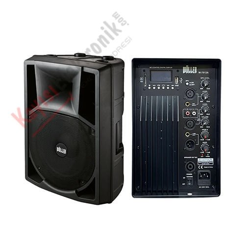 WÖLLER W-7012A 12'' 2 YOLLU AKTİF KABİN HOPARLÖR