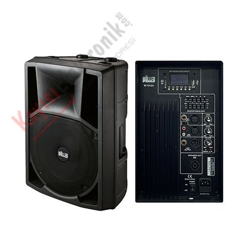 WÖLLER W-7015A 15'' 2 YOLLU AKTİF KABİN HOPARLÖR