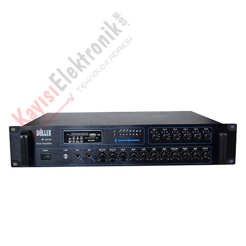 WÖLLER W-6800 HAT TRAFOLU 6 BÖLGE MİKSER AMPLİFİKATÖR