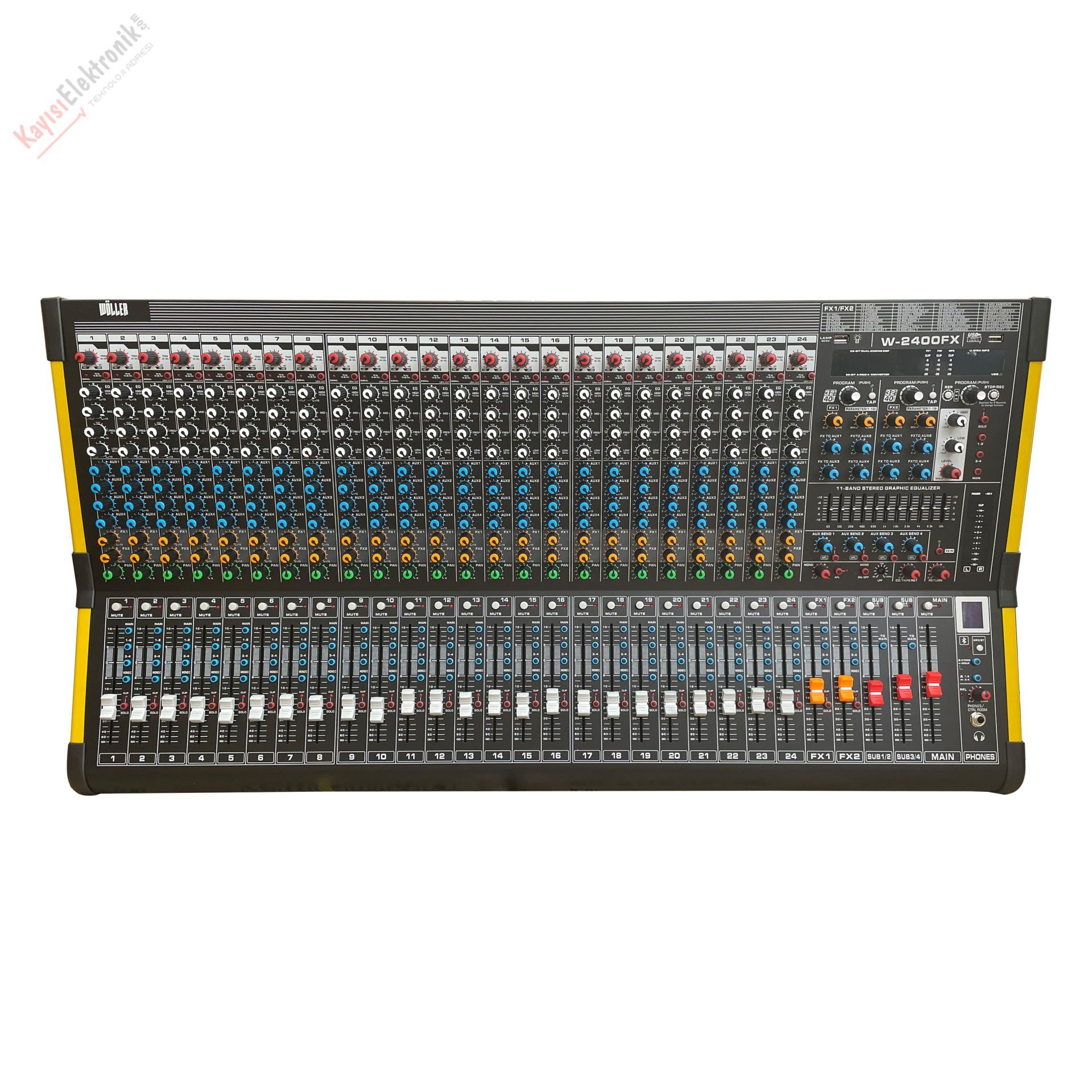 WÖLLER W-2400FX 24 KANAL DECK MİKSER