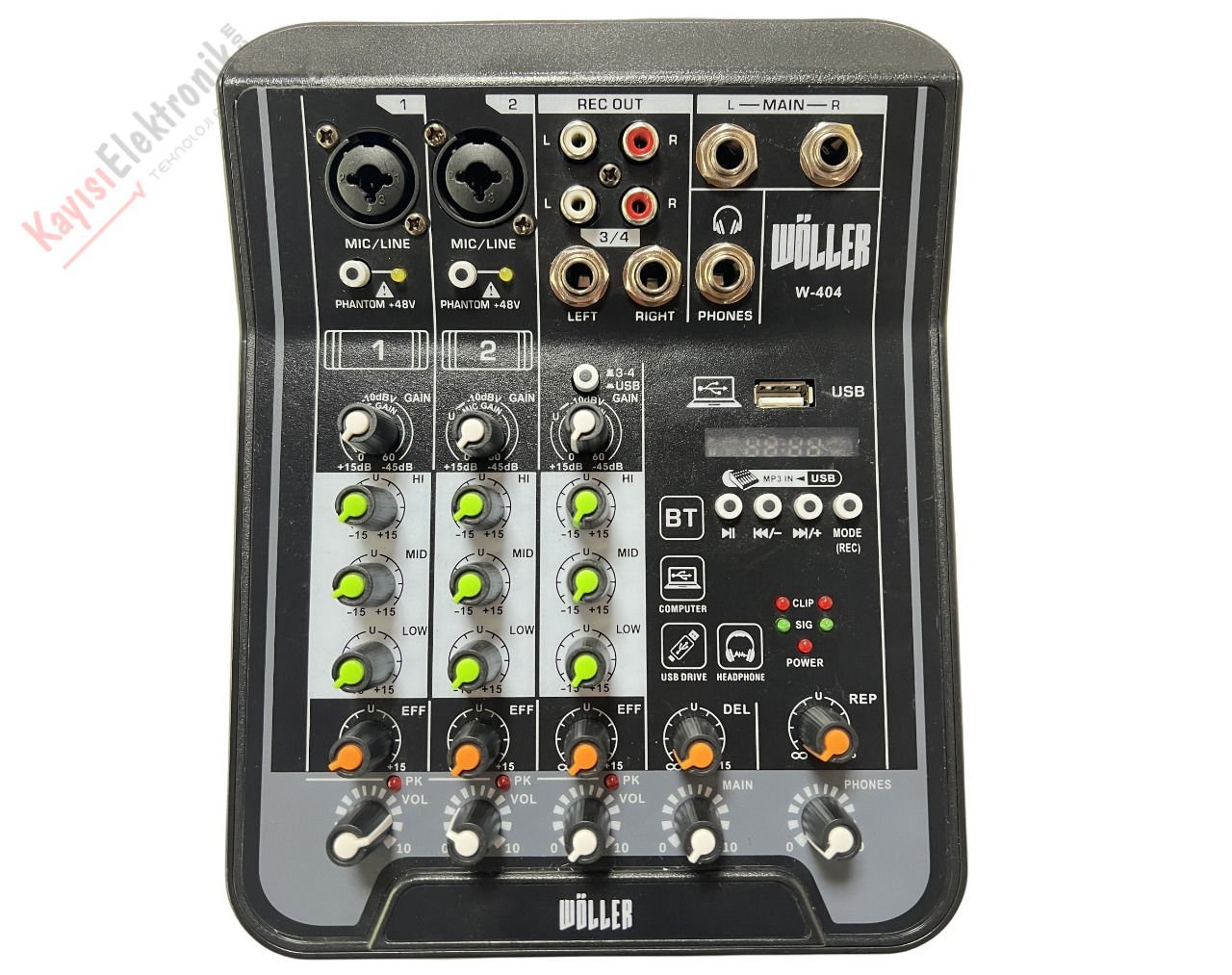 WÖLLER W-404 4 KANAL DECK MİKSER