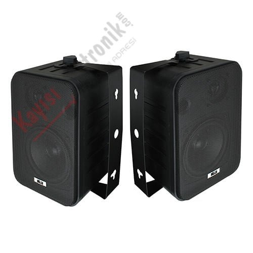 WÖLLER W-4100TS 4'' SİYAH HAT TRAFOLU DUVAR HOPARLÖRÜ