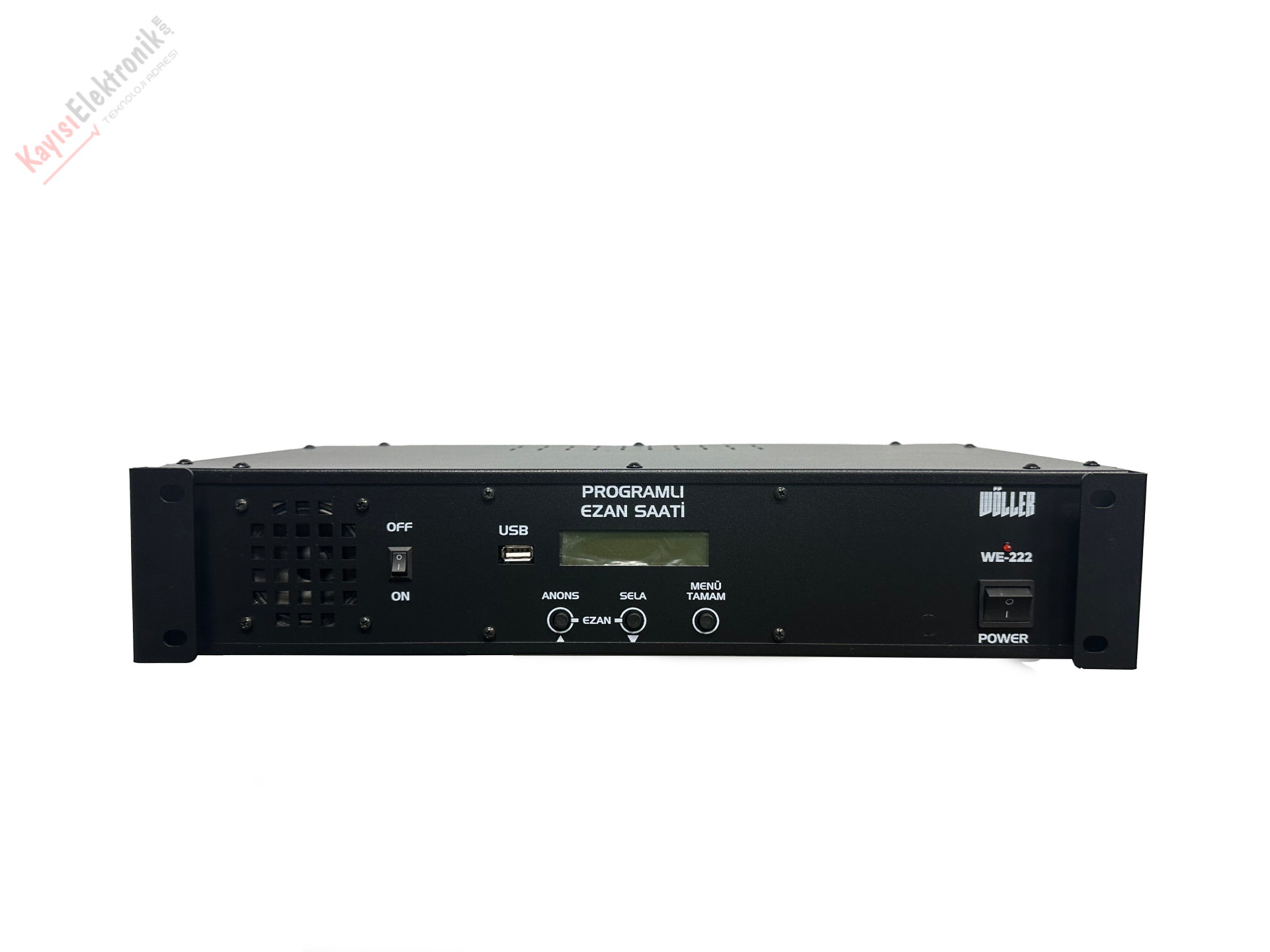 WÖLLER WE-222 RACK TİPİ EZAN SAATİ