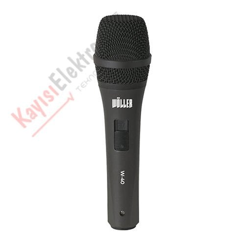 WÖLLER W-40 KABLOLU DİNAMİK EL MİKROFONU