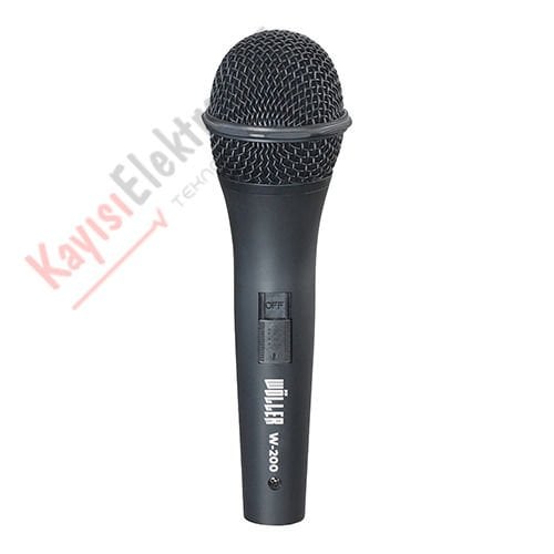 WÖLLER W-200 KABLOLU DİNAMİK EL MİKROFONU