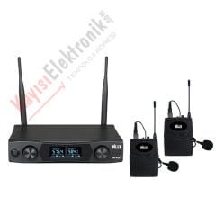 WÖLLER W-920 2 KANAL YAKA MİKROFONLU TELSİZ MİKROFON SETİ