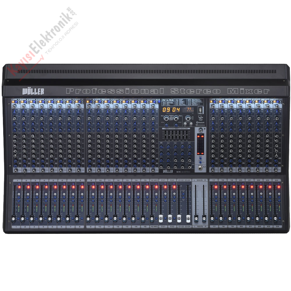 WÖLLER WX-24PRO 24 KANAL DECK MİKSER