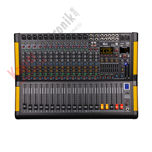 WÖLLER W16R2500 16 KANAL POWER MİKSER 2x1250W