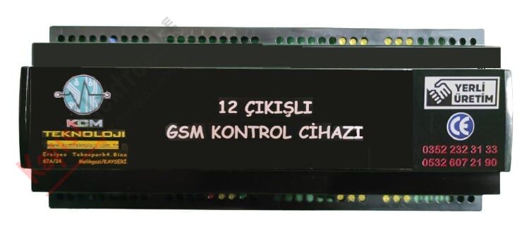 12 Çıkışlı GSM Kontrol Cihazı [ Bireysel Kullanım ]
