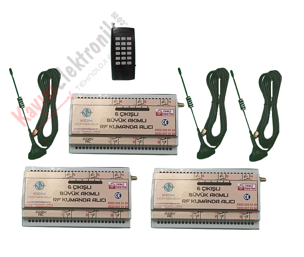 18 ROLELİ YÜKSEK AKIMLI UZAKTAN KUMANDA SETİ