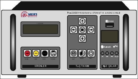 MERT POA2000  OTOMATİK ANONS CİHAZI