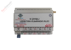 6 ROLE ÇIKIŞLI STANDART KUMANDA