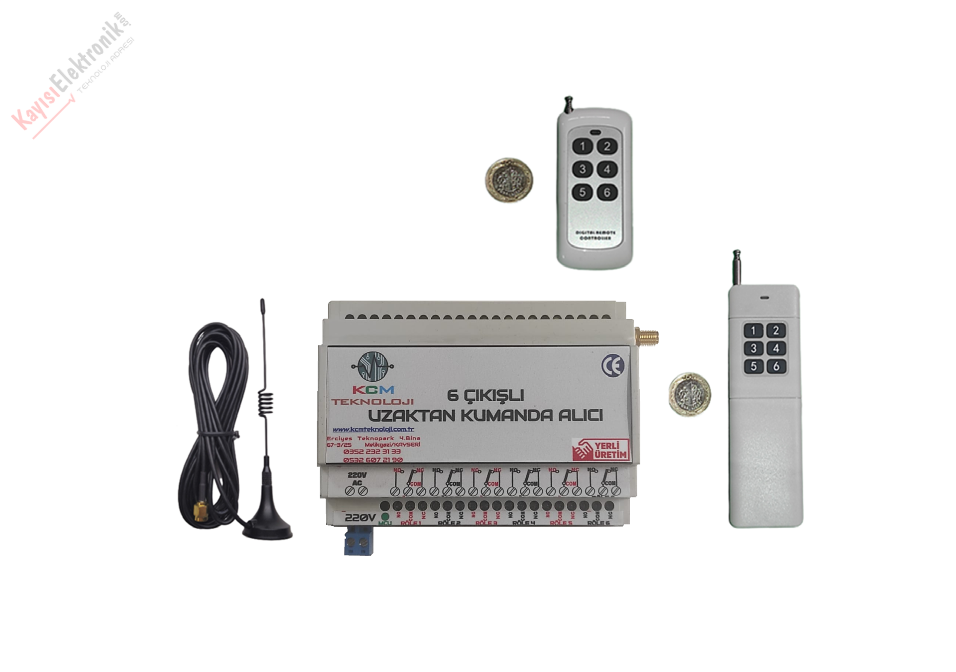 6 ROLE ÇIKIŞLI STANDART KUMANDA