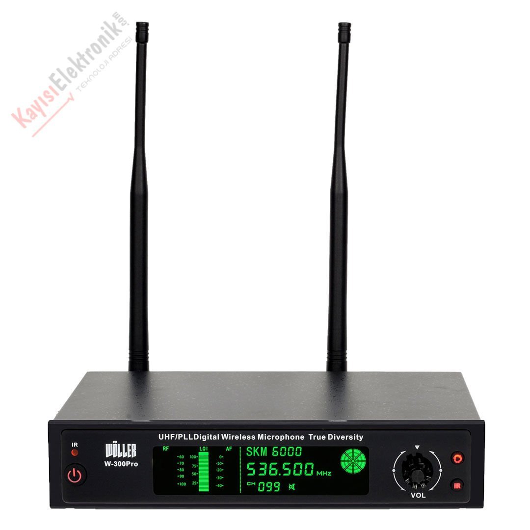 WÖLLER W-300PRO TEK KANAL KABLOSUZ MİKROFON SETİ
