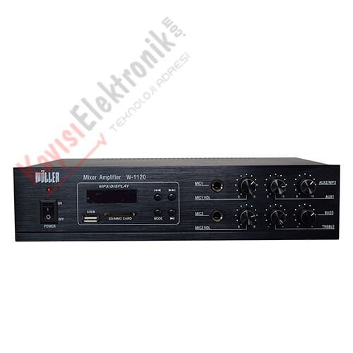 W-1120 HAT TRAFOLU MİKSER AMPLİFİKATÖR