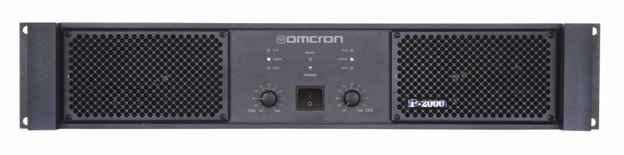 STARTECH OMCRON P-2000 2x1000 Watt Power Amfi
