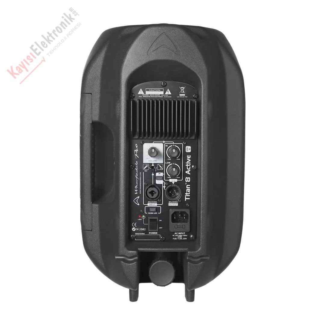 WHARFEDALE PRO TİTAN 8A MKII 8'' SİYAH AKTİF KABİN HOPARLÖR